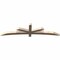 Ekena Millwork Alberta Smooth Timber Gable Bracket, Douglas Fir, 84"W x 21"H x 3 1/2"D x 3 1/2"F, 6/12 Pitch GBW084X21X0404ALB00SDF - alternate 2